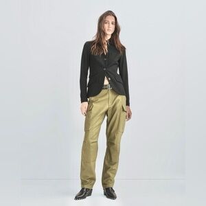 Rag and bone cargo trousers pants khaki army green street urban chic $455 indie
